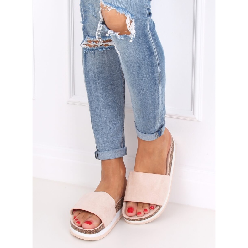 Naisten beige tossut CK184P Beige 2