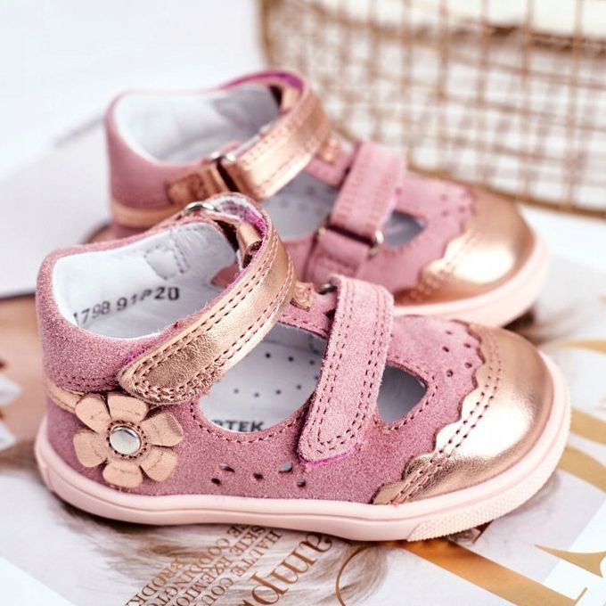 Bartek S.A. Lasten sandaalit tytöille profylaktinen Bartek T-81798-7 / 91P vaaleanpunainen 2