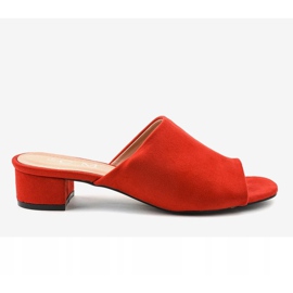 Punaiset korkokengät sandaalit 77-91 punainen 2