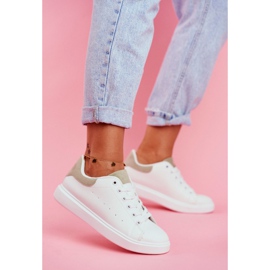 SEA Naisten urheilukengät, valkoinen ja vihreä kantapää Milly 2