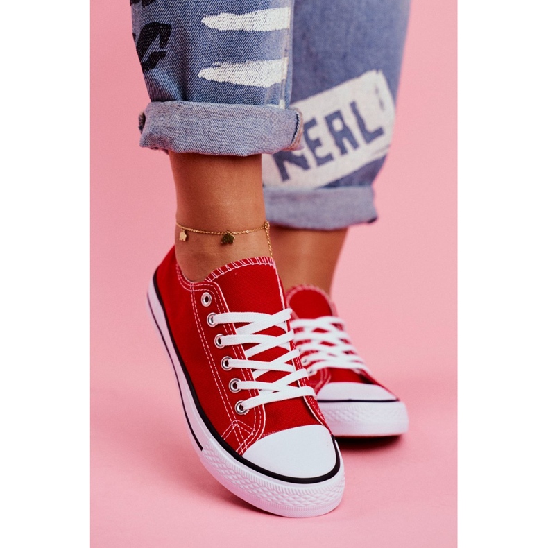 PS1 Naisten klassiset lenkkarit Punainen Omerta 2