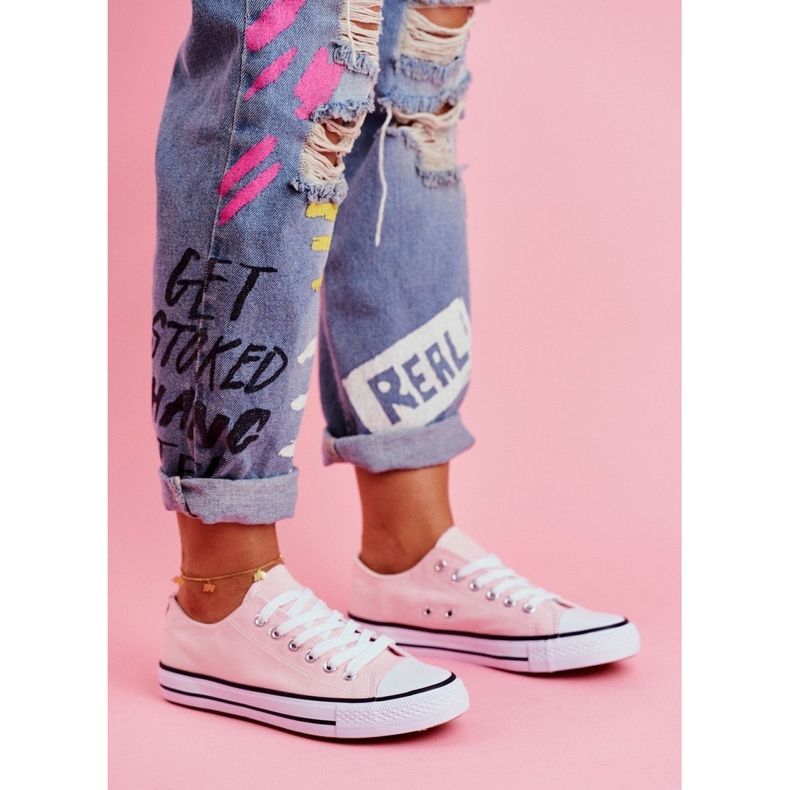 PS1 Naisten klassiset vaaleanpunaiset Omerta -lenkkarit vaaleanpunainen 1