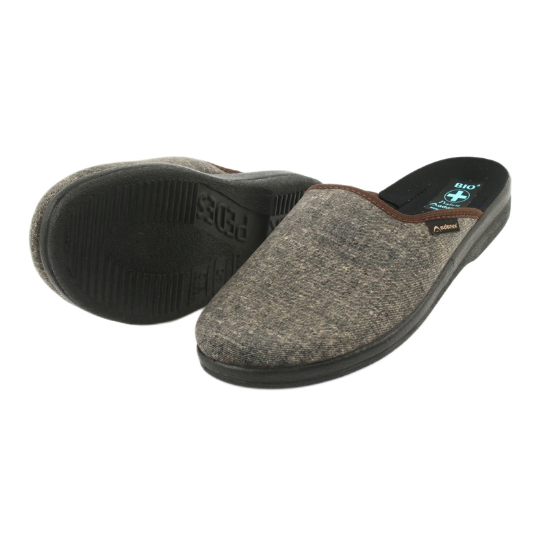 Adanex 24618 miesten tossut harmaa 3