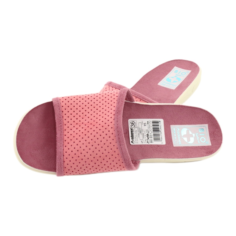 Adanex 24827 naisten tohvelit vaaleanpunainen 4