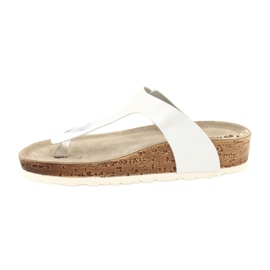 Anatomiset Inblu NM020 naisten anatomiset varvastossut valkoinen 1