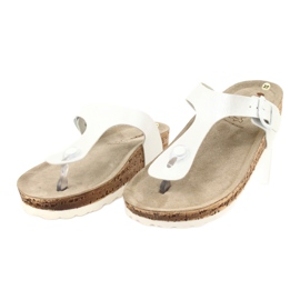 Anatomiset Inblu NM020 naisten anatomiset varvastossut valkoinen 2