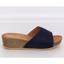 Tummansiniset tossut 10-238 D.BLUE tummansininen 1