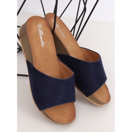 Tummansiniset tossut 10-238 D.BLUE laivastonsininen 2