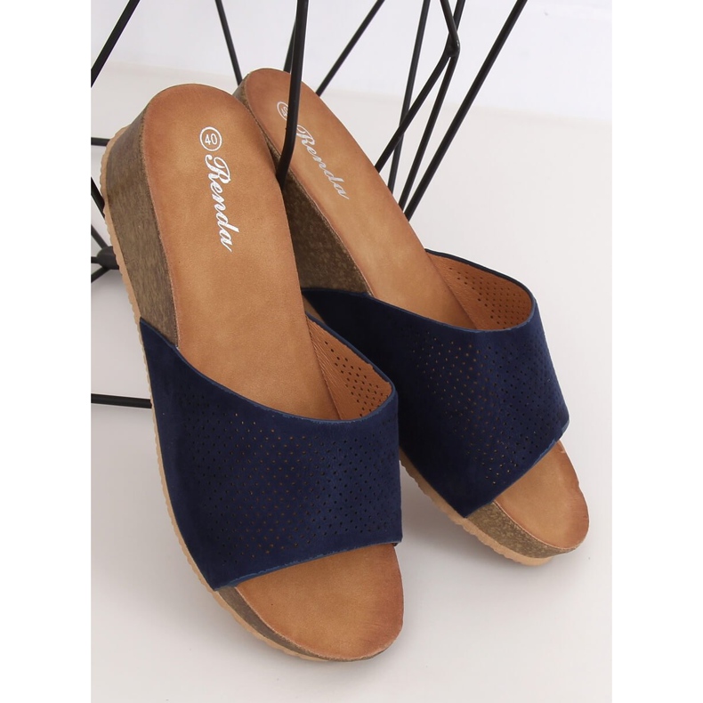 Tummansiniset tossut 10-238 D.BLUE laivastonsininen 2