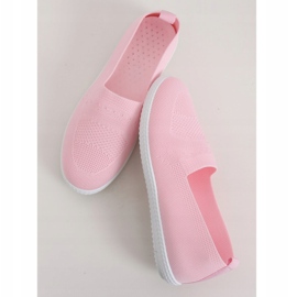 Vaaleanpunainen Naisten vaaleanpunaiset lenkkarit ZK097 Rosa 1