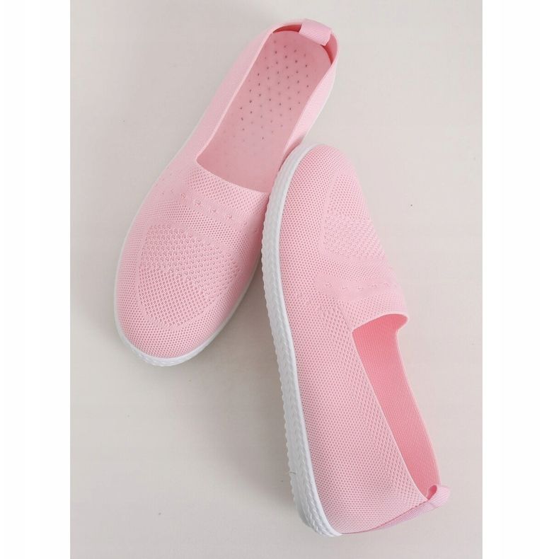 Vaaleanpunainen Naisten vaaleanpunaiset lenkkarit ZK097 Rosa 1