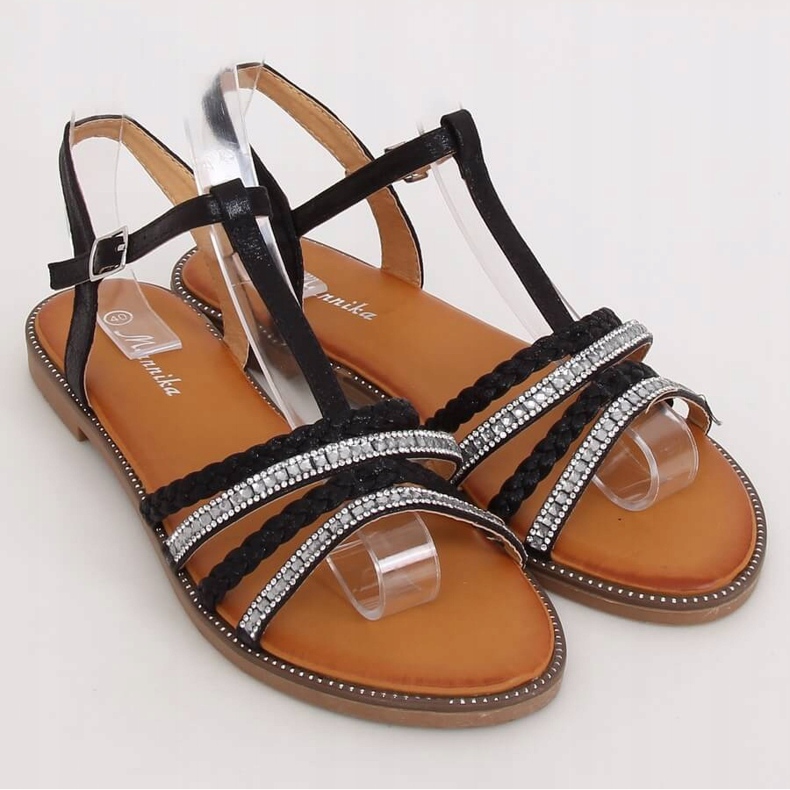 Mustat naisten sandaalit S060123 Musta 1