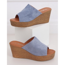 Siniset kiilatossut 10-236 Sininen 1