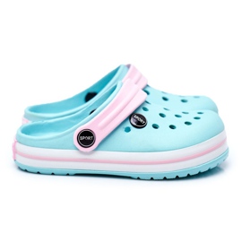 Tossut pojalle, tytölle, lapselle, vaahtomuovit vaaleanpunainen vihreä 1