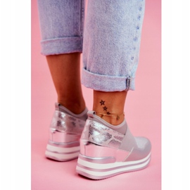 Naisten Sport Slip On Wedge Kengät Harmaa Cold Play 1