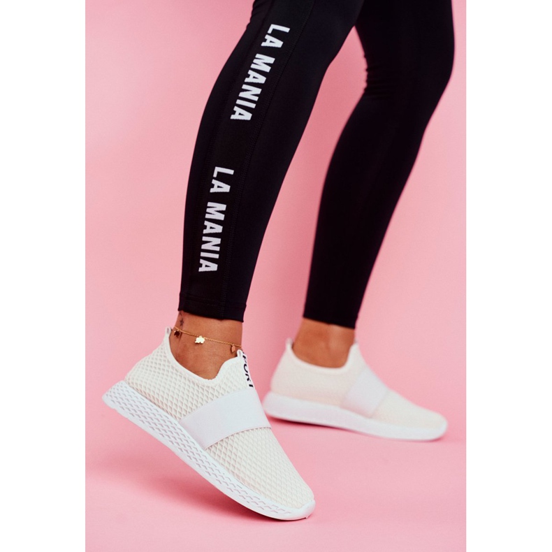 SEA Naisten urheilukengät Slip-on Light White La Fiesta valkoinen 2