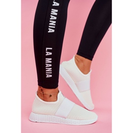 SEA Naisten urheilukengät Slip-on Light White La Fiesta valkoinen 1