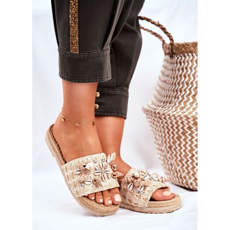 SEA Naisten tohvelit ja kuoret Beige Summers 1