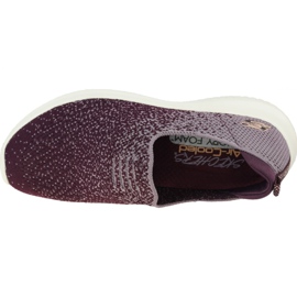 Skechers Ultra Flex W 13123-PLUM kengät vaaleanpunainen harmaa 2