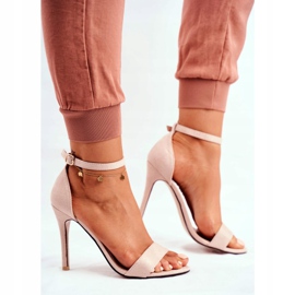 PS1 Naisten sandaalit korkokenkällä, ekologinen mokka Beige Liberty 2