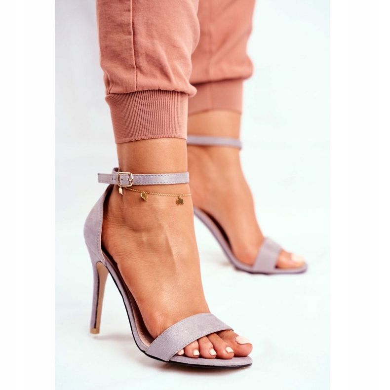 PS1 Naisten sandaalit korkokenkällä ekologista mokkaa Grey Liberty harmaa 2