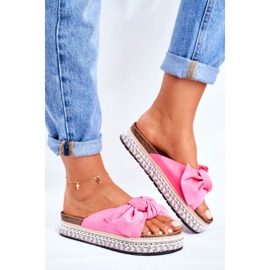 Naisten korkeat tossut Fuchsia Mortigo vaaleanpunainen 1