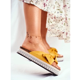 PS1 Naisten korkeat tohvelit Keltainen Mortigo 2