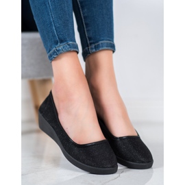 Lgm Musta ballerina glitterillä 1