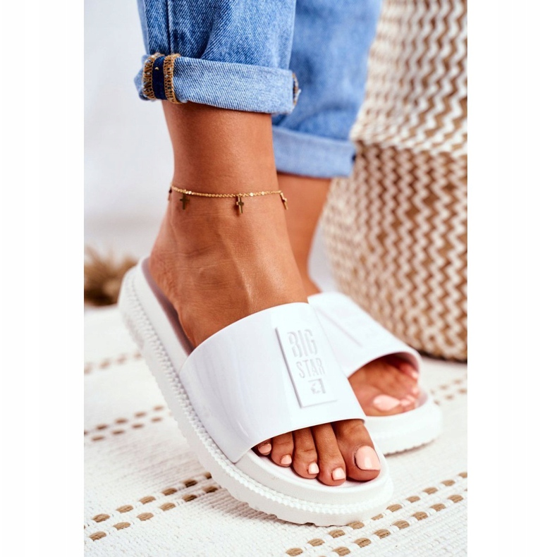 Big Star Naisten suuret tossut lavalla valkoinen FF274812 1