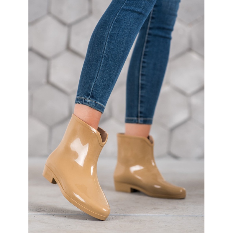 SHELOVET Galoshes koristeketjulla ruskea 2