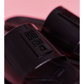 Big Star Naisten suuret tossut mustalla alustalla FF274813 1