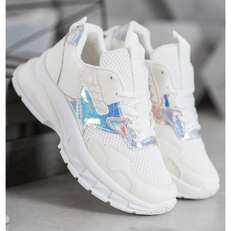 Mannika Muodikkaat verkkokengät valkoinen 2