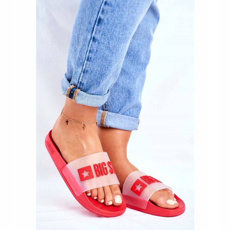 Naisten tossut Big Star Red FF274A202 punainen 1