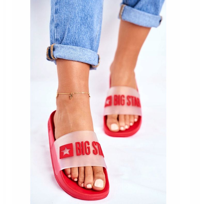 Naisten tossut Big Star Red FF274A202 punainen 2