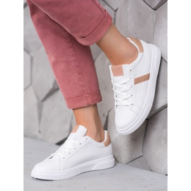 SHELOVET Urheilukengät glitterillä valkoinen 2