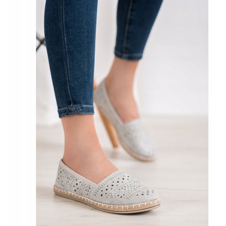 MCKEYLOR Aztec Espadrilles atsteekkikuvioin harmaa 2