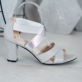 Filippo Silver Slip-On sandaalit harmaa 2