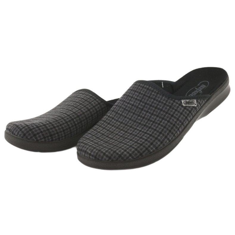 Befado miesten kengät pu 548M012 musta harmaa 4