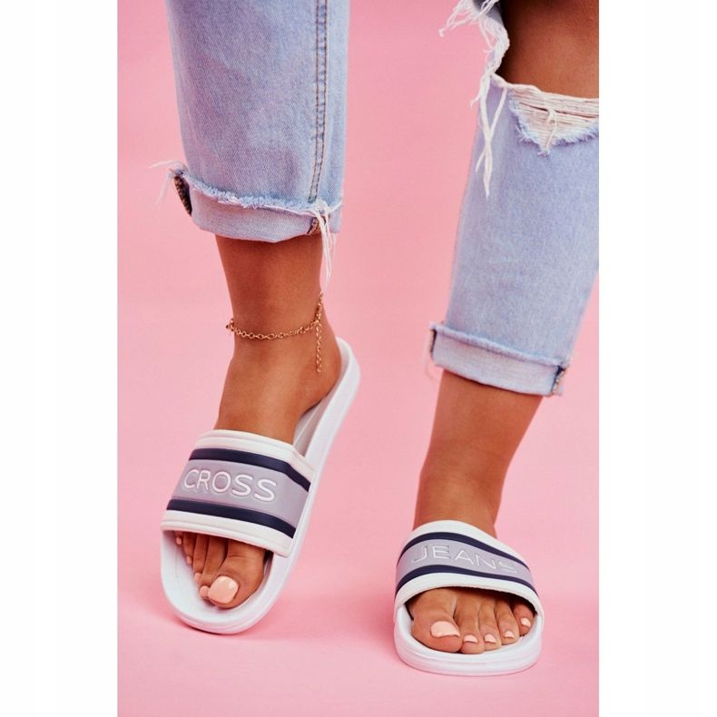 Cross Jeans Naisten tossut Cross Farkut Valkoinen FF2R4158C 2