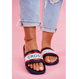 Cross Jeans Naisten tossut Cross Farkut Navy Blue FF2R4160C laivastonsininen 2