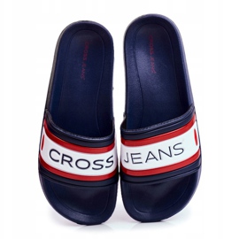 Cross Jeans Miesten tossut Cross Farkut Navy Blue FF1R4092 tummansininen 2