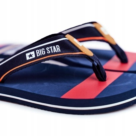 Miesten tossut Varvastossut Big Star Navy Blue FF274A459 laivastonsininen 1