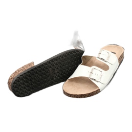 Lakatut anatomiset valkoiset tossut Lee Cooper 1043-5 valkoinen 2