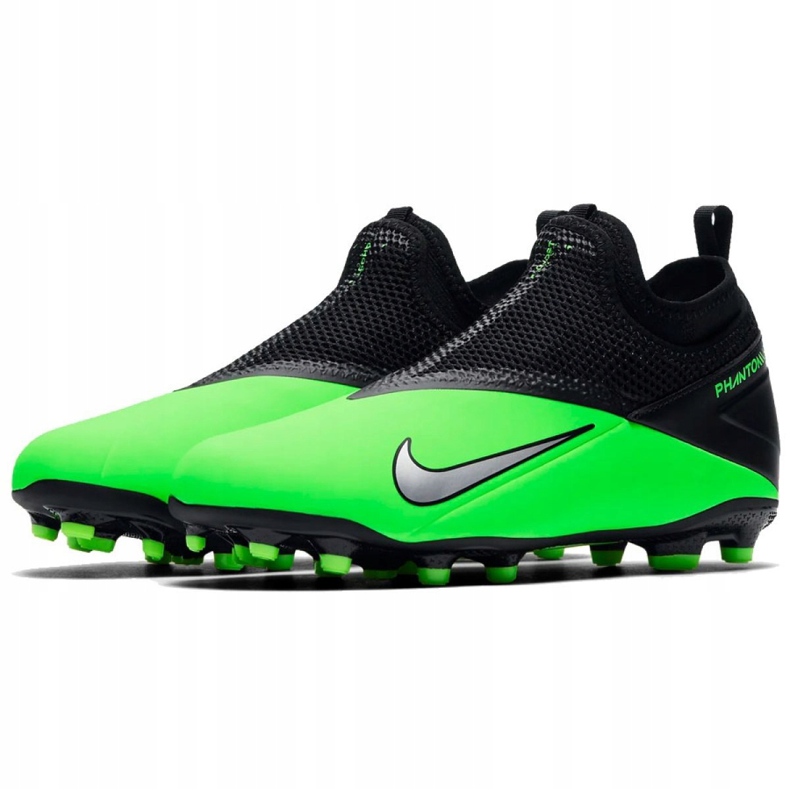 Nike Phantom Vsn 2 Academy Df Fg / MG Jr CD4059 306 jalkapallokengät monivärinen vihreä 1