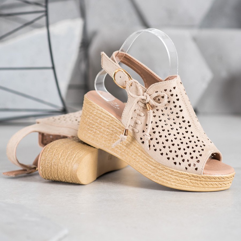 Small Swan Mukavat avoimet sandaalit ruskea 1