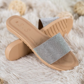 Small Swan Glitterillä varustetut tossut monivärinen harmaa 2