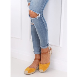 Espadrillot kiilalla hunaja S-820 Keltainen 1