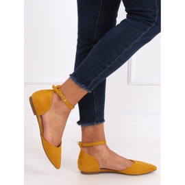 HD-100 Keltaiset hunajaleikatut ballerinat keltainen 1