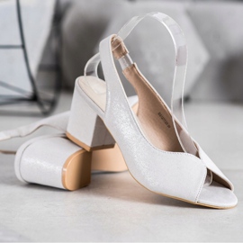 Filippo Rento korkeakorkoiset sandaalit harmaa 1