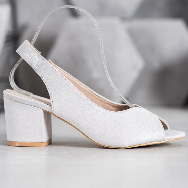 Filippo Rento korkeakorkoiset sandaalit harmaa 2